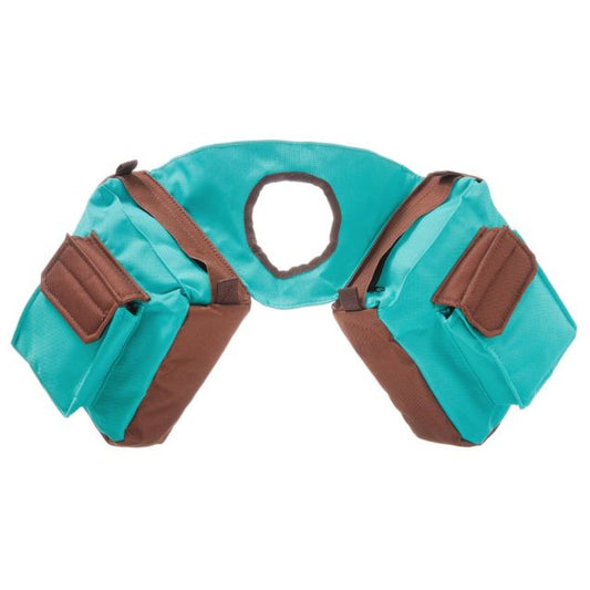 Tough1 Horn Bag  Turquoise/Brown