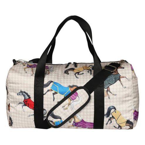 JPC - AWST Int'l Lila Horses in Blankets Gear Bag