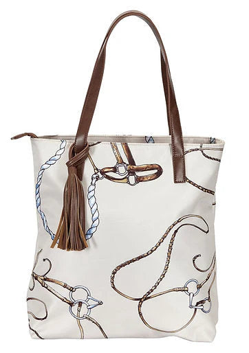 AWST Int'l "Lila" Bridles 'n Things Tote Bag w/ Tassel