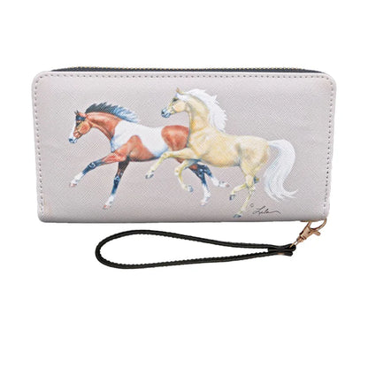 Lila Wallet with Wristlet- Lila Paint Palomino
