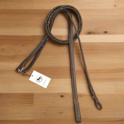 Wesley Fancy Stitch Leather Laced Reins