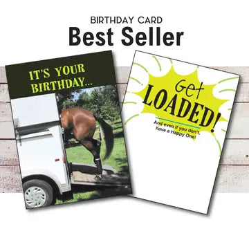 Horse Greeting Birthday Card