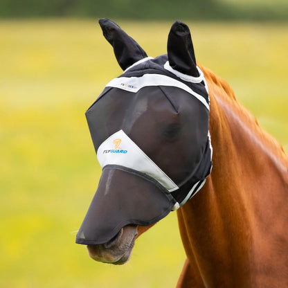 Shires - FlyGuard Pro Fine Mesh Fly Mask with Ears & Nose