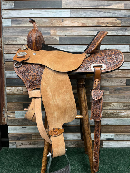 Hilason Ranch Saddle Set 16”