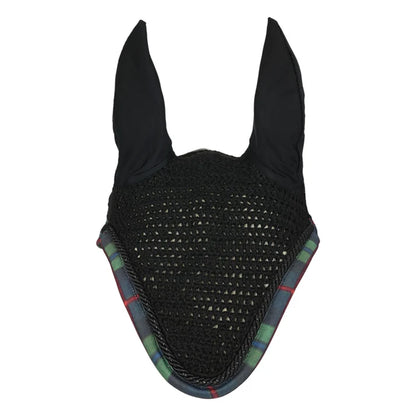 Dapplebay Holiday Plaid Pony Fly Veil - Green