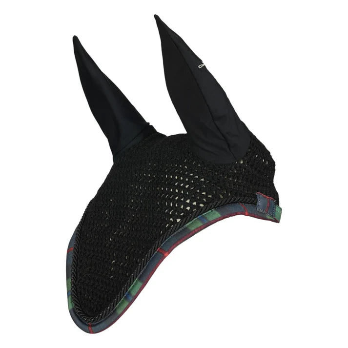 Dapplebay Holiday Plaid Pony Fly Veil - Green