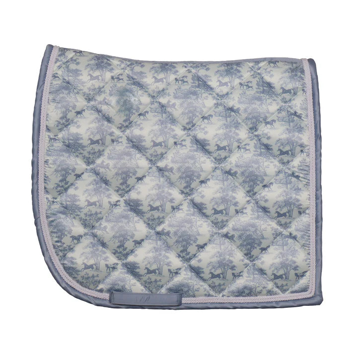 Dapplebay Equestrian Toile Saddle Pad-Moonrise