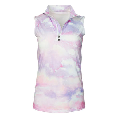 Dapplebay Lavender Haze 1/4 Zip Light Riding Top