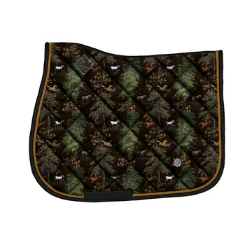 -Preorder- Dapplebay Autumn Toile Saddle Pad