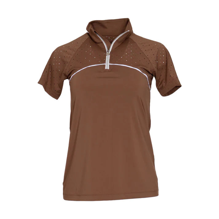 Dapplebay Lady 1/4 Zip Aircut SS Riding Top