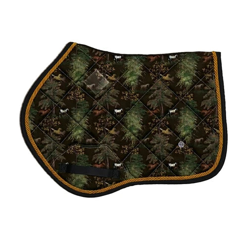 Dapplebay Autumn Toile XC Saddle Pad-Dark Bay