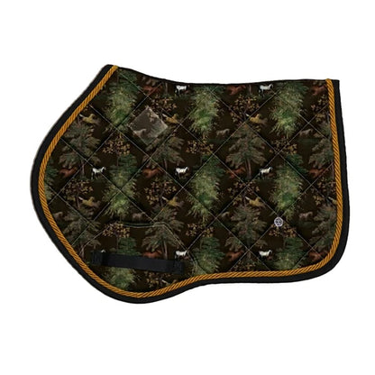 Dapplebay Autumn Toile XC Saddle Pad-Dark Bay