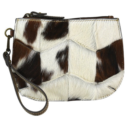 Tony lama wristlet hair-on accents