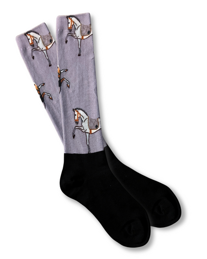 Deinhardt Designs Heritage Collection: PURPLE PONY CLUB Riding Socks
