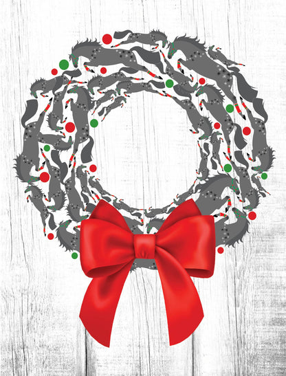 Horse Boxed Christmas Cards | Wreath Jumper | 8 Holiday