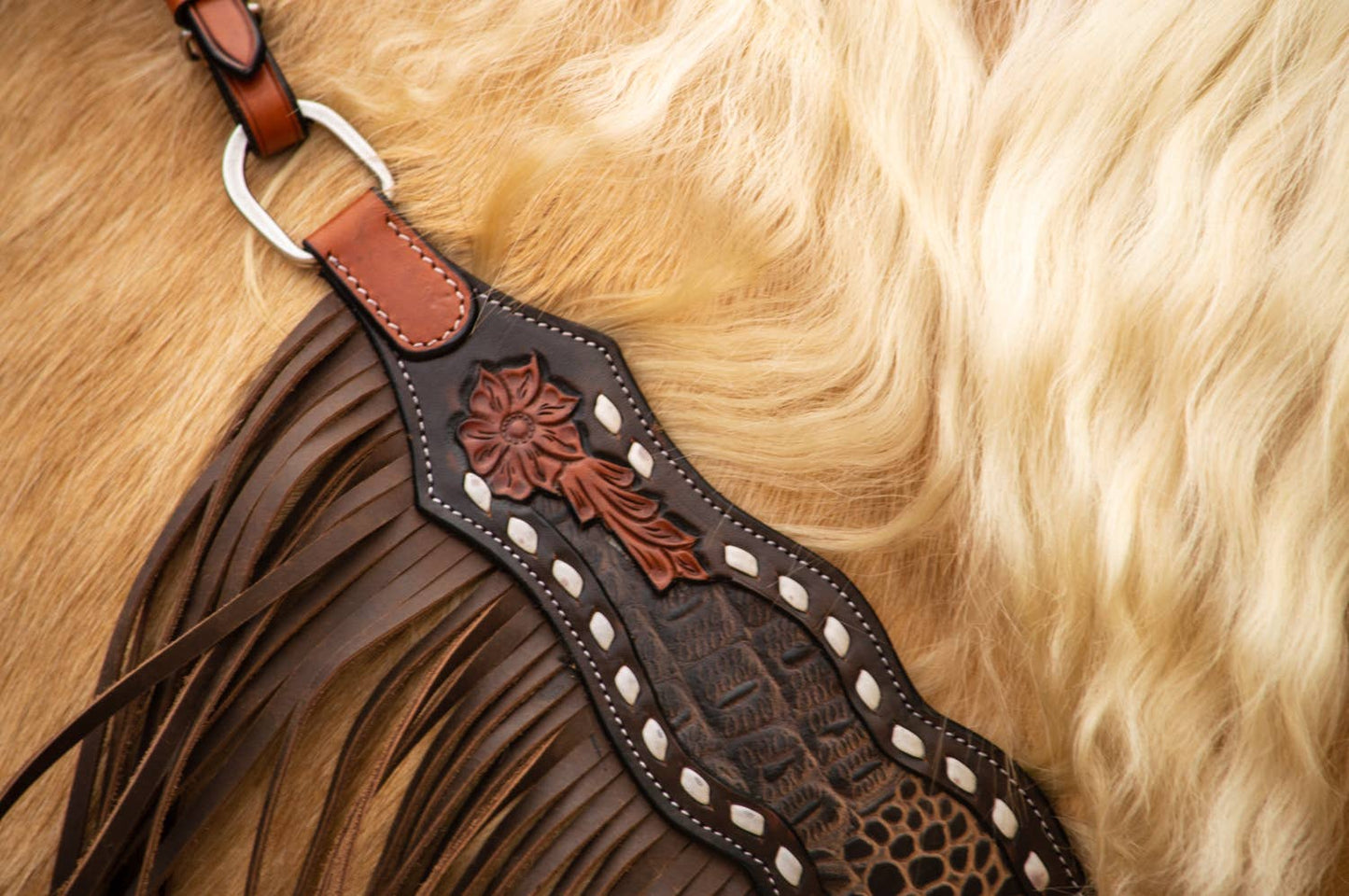 Josie Wales Fringe Headstall and Breast Collar Set