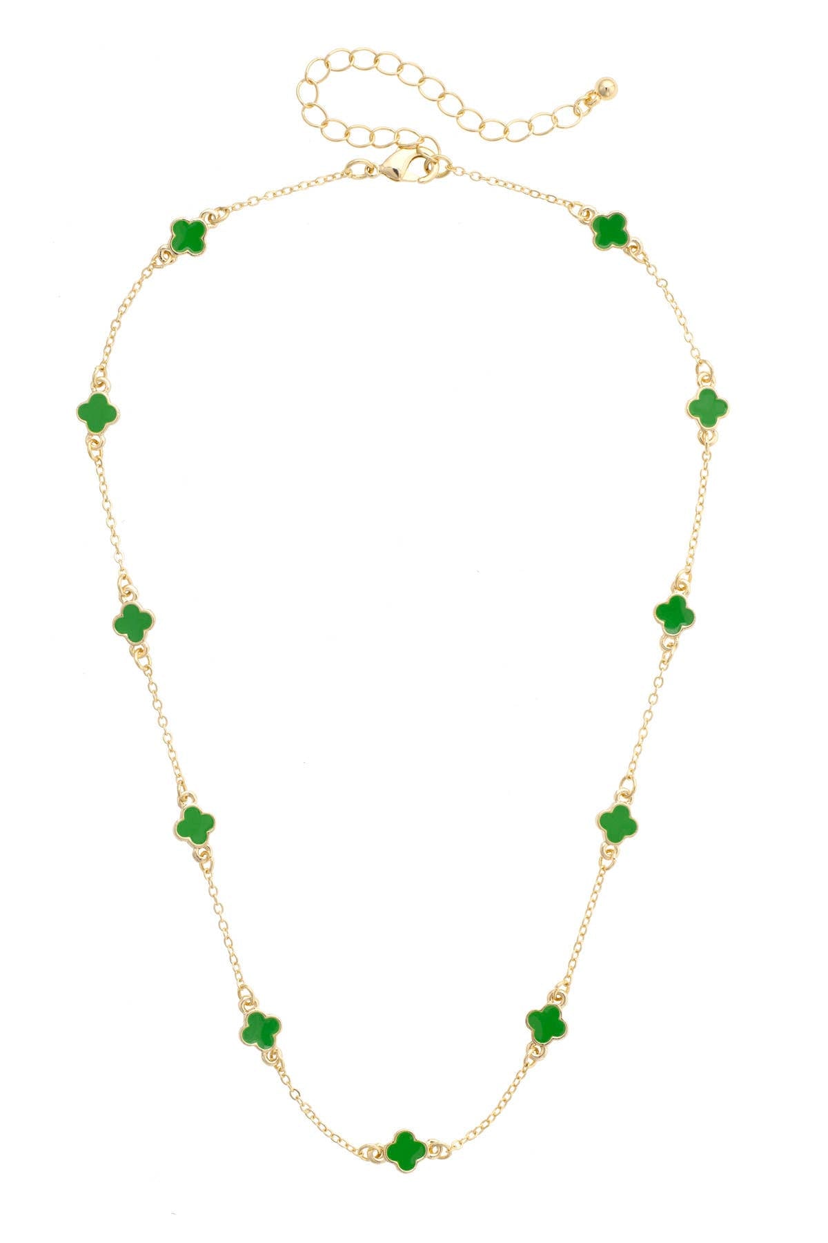 Margaret Dainty Clover Necklace