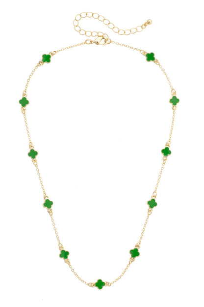 Margaret Dainty Clover Necklace