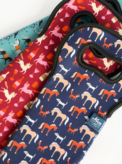 Wine Bag: Dressage Ponies