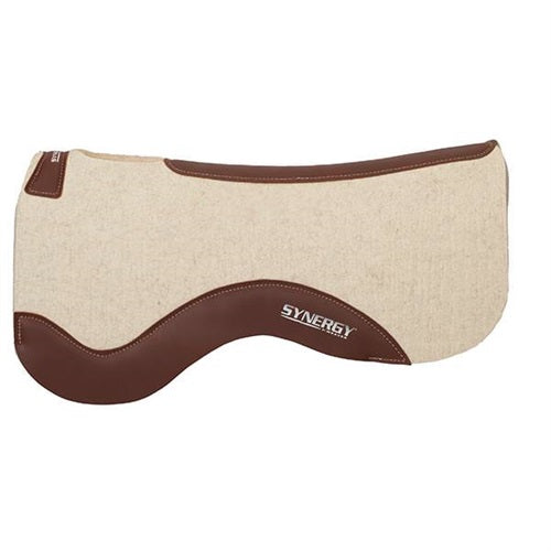 Synergy Contoured Close Contact Performance Saddle Pad, 3/4", 28"x 30", Natural