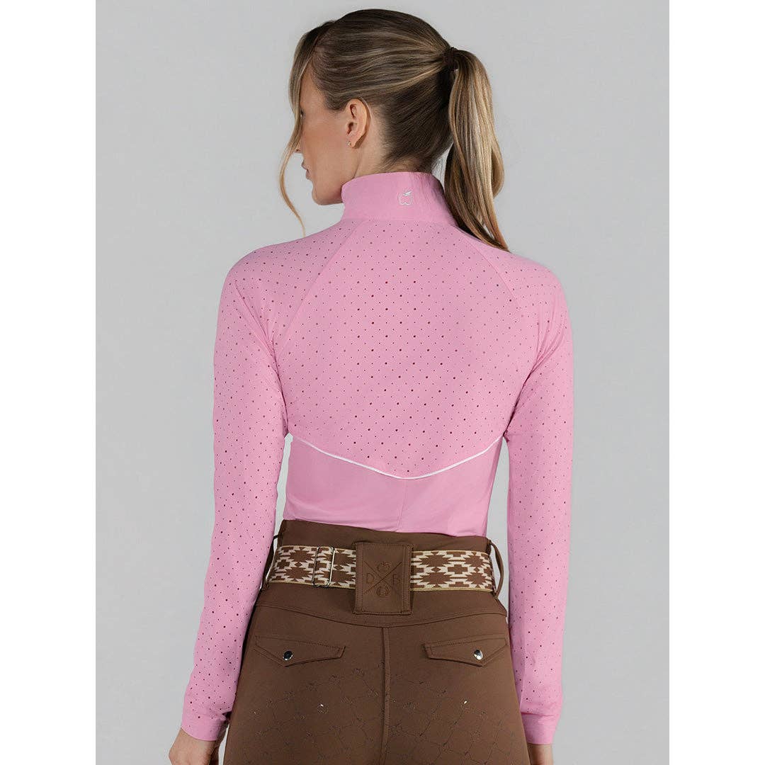 Dapplebay Lady 1/4 Zip Aircut LS Riding Top