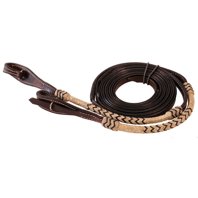 Dark Leather Reins w/Black Accents