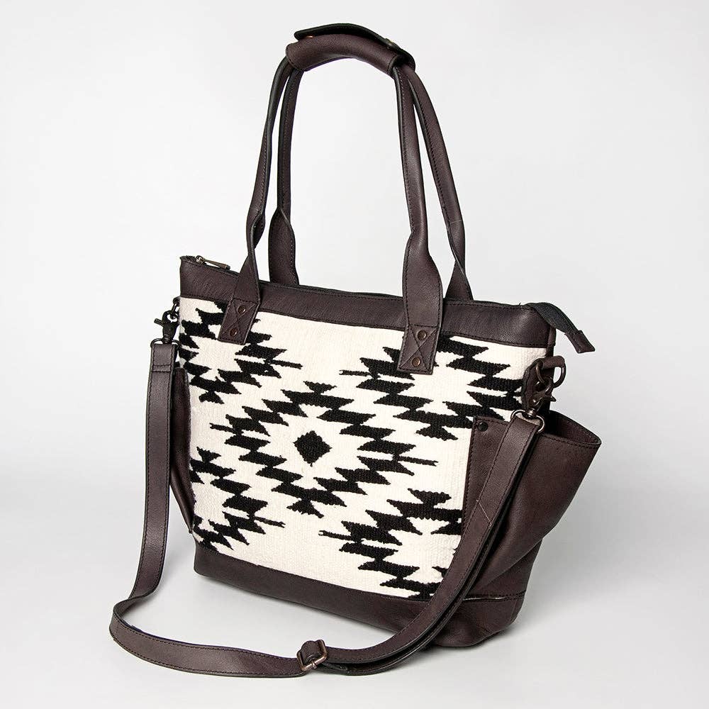 Ladies Hand Woven Western Saddle Blanket Tote