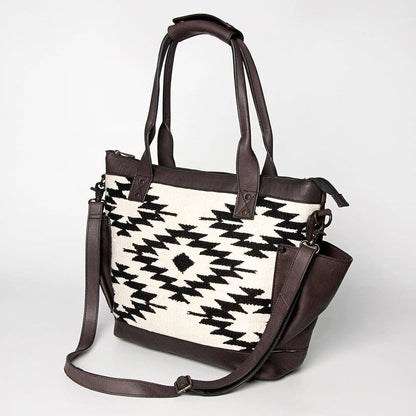 Ladies Hand Woven Western Saddle Blanket Tote
