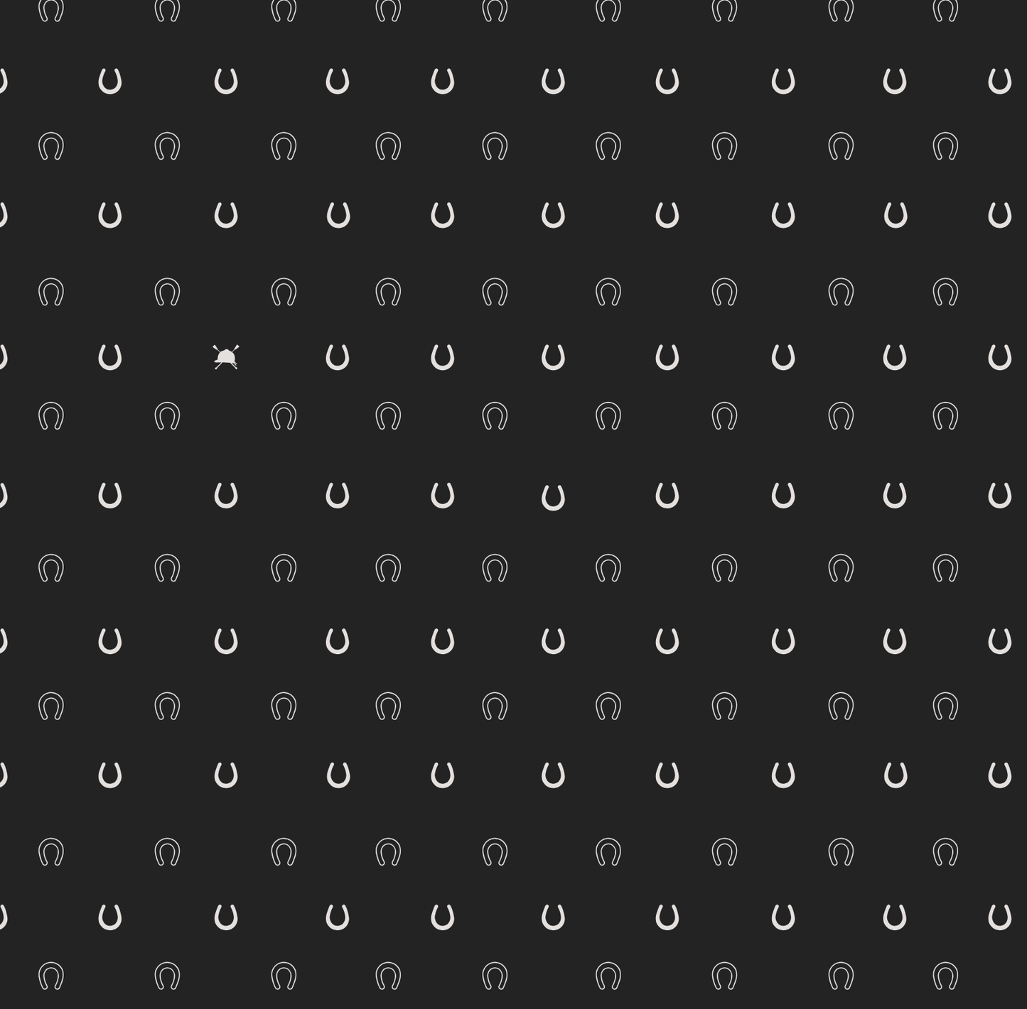 Lucky Slate Equestrian Horseshoe Gift Wrap Paper in Roll