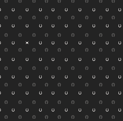 Lucky Slate Equestrian Horseshoe Gift Wrap Paper in Roll