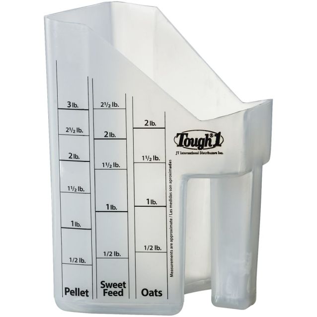 Tough1 Feed Scoop Measurement