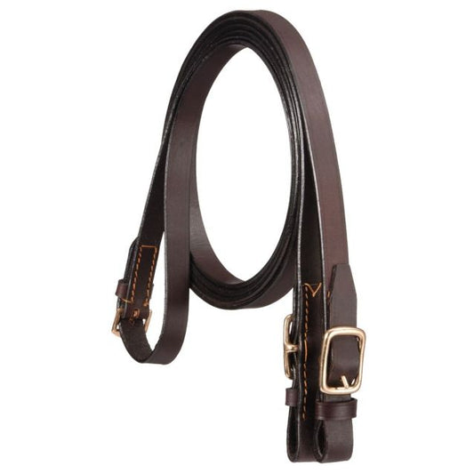 Tough 1 Australian Outrider Leather Reins 7' Dark Oil