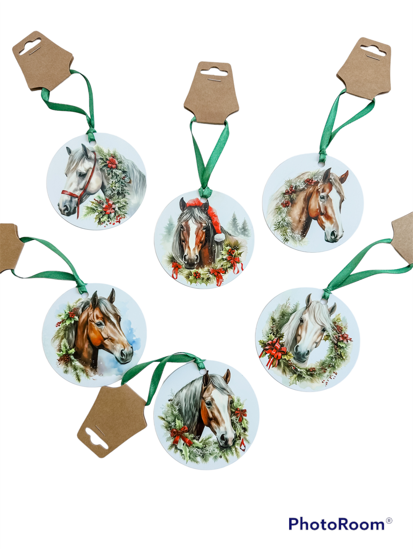 Christmas Ornament - Holiday Horses (Multiple Options)