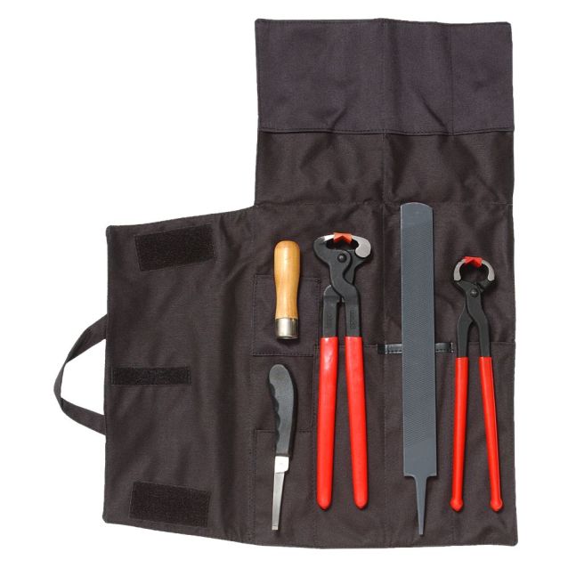 USED Tough1 Farrier Hoof Trim Kit  Black