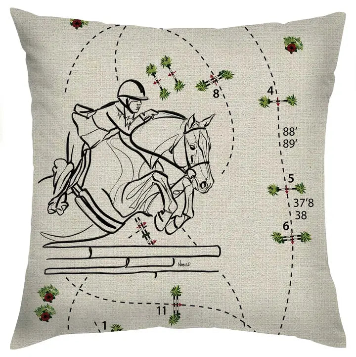 Noble Pony - Linen Pillow