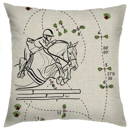Noble Pony - Linen Pillow