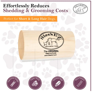 SleekEZ® Brush For Shedding and Grooming (5 Inch)