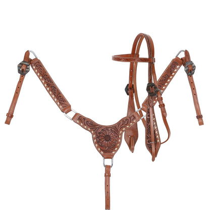Showman Summerfield Browband Headstall and Breastcollar