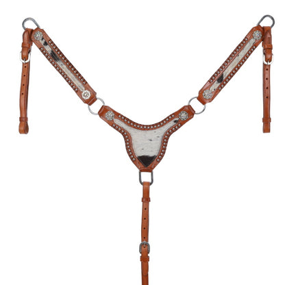Showman Hide Haven Browband Headstall and Breastcollar
