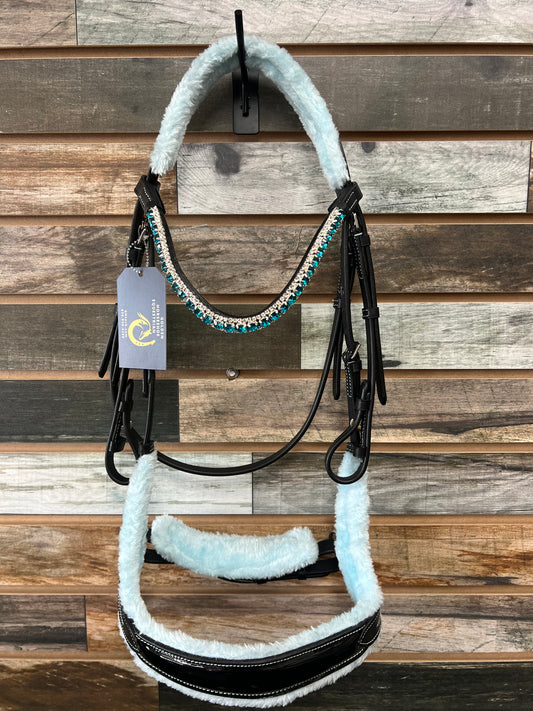 Evermore Blue Ergonomic Bridle