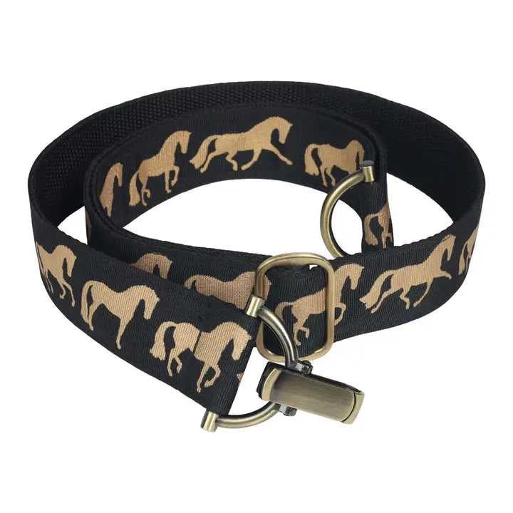 Lila Dressage Horses Belt