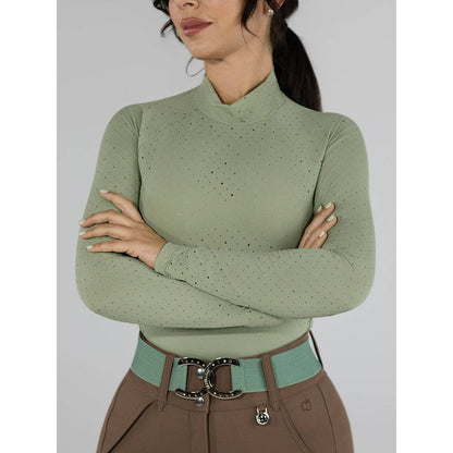 Dapplebay Aircut Mock Neck LS Top