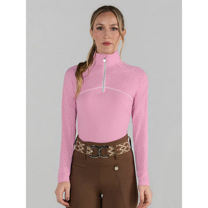 Dapplebay Lady 1/4 Zip Aircut LS Riding Top