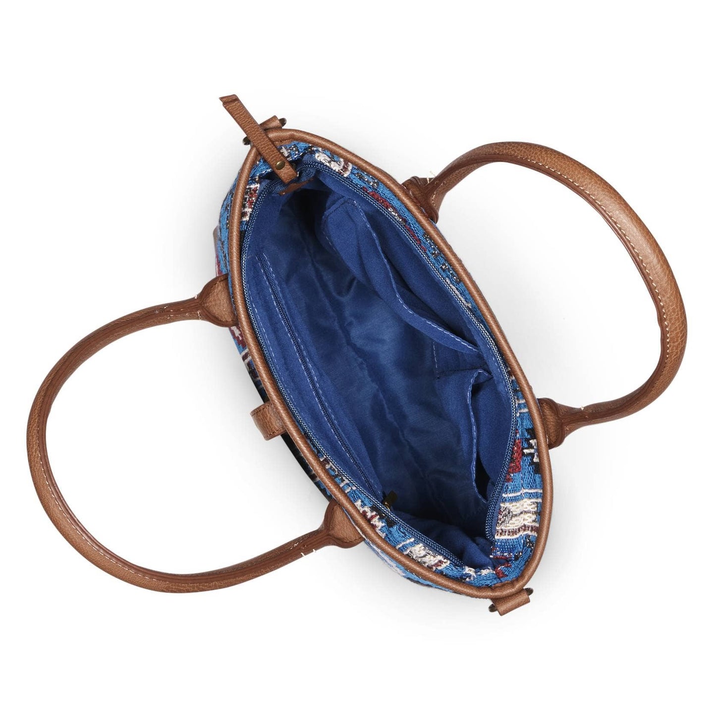 Southwestern Print Jacquard Handbag