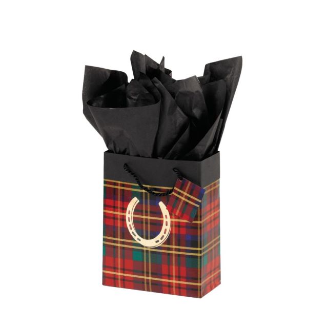 Festive Plaid Small Gift Bag