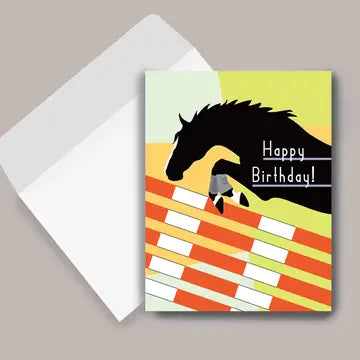 Horse Greeting Birthday Card