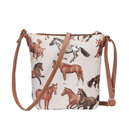 SignareArt - Running Horse Sling Bag Purse Crossbody