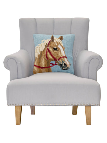 Palomino Horse Hook Pillow