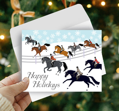 Horse Boxed Christmas Cards | Fox Hunt | 8 Holiday