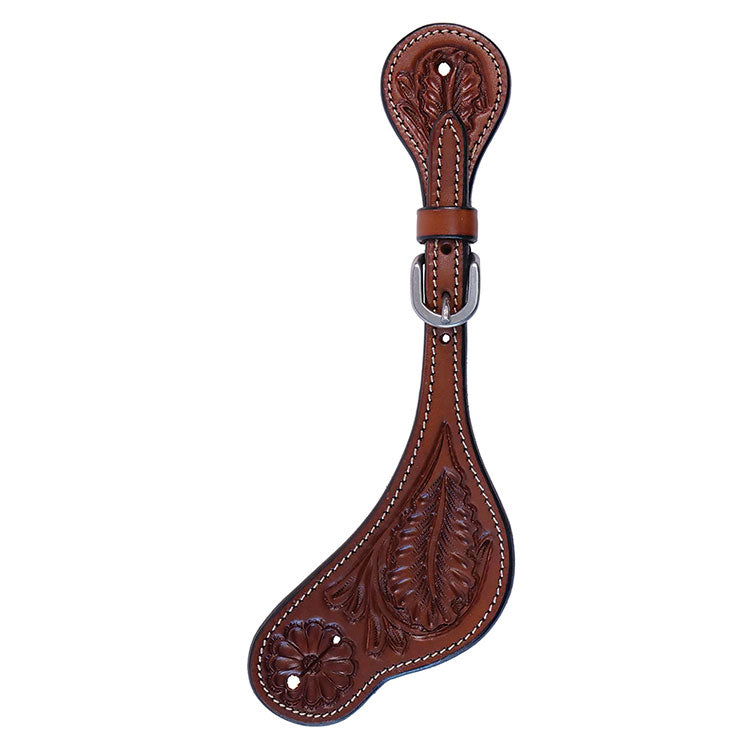 Tooled Spur Strap